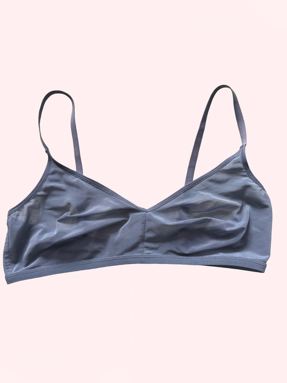 Negative Underwear Women’s Sieve Non-Wire Bra Slate Blue